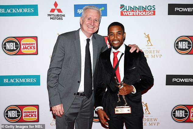 Andrew Gaze (left) is Australian basketball royalty and now Bryce Cotton is the only other player to have won as many MVP awards as the former champion Melbourne Tigers.