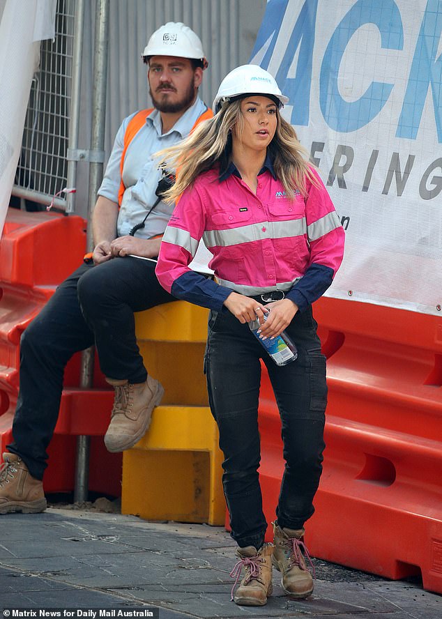 The Housing Industry Association says Australia does not have enough carpenters, electricians, plumbers, tilers or bricklayers (pictured, a construction site in Sydney)