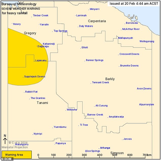 Former Tropical Cyclone Lincoln is wreaking havoc and a severe weather warning has been issued for people in parts of Gregory, Tanami and Kimberly parishes.