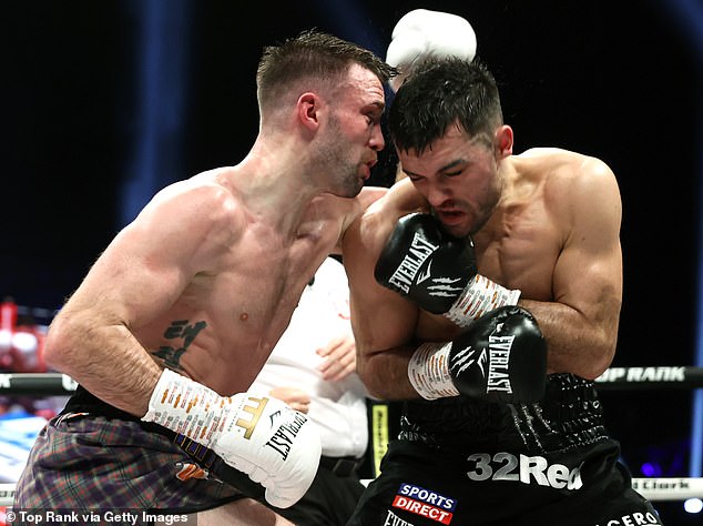 The pair (seen fighting in 2022) exchanged insults on social media before the fight, which was announced with the slogan 