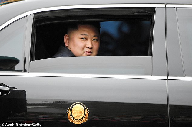 During Kim's visit to Russia's main spaceport, Putin showed the North Korean leader his personal Anrus Senat limousine and Kim sat in the back seat.