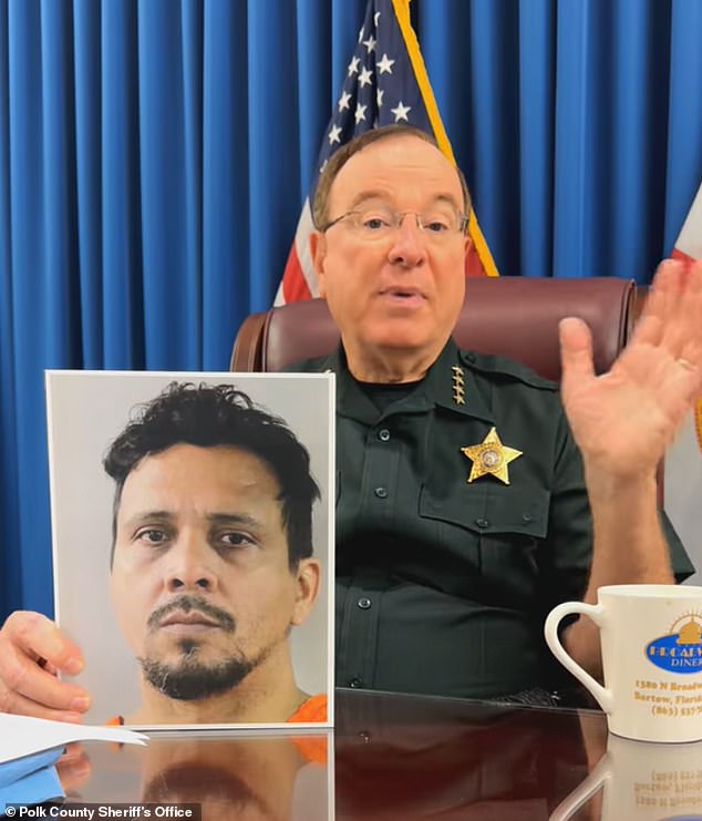 Sheriff Grady Judd said Albarrán committed a 