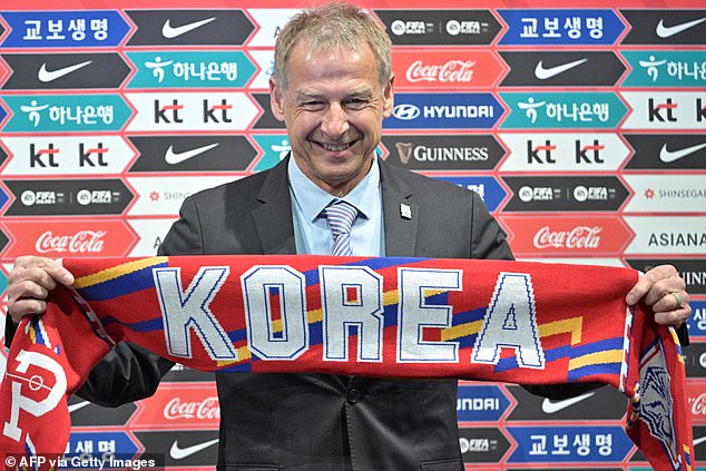Jurgen Klinsmann was most recently coach of South Korea, but his tenure came to an ignominious end after their Asian Cup campaign.