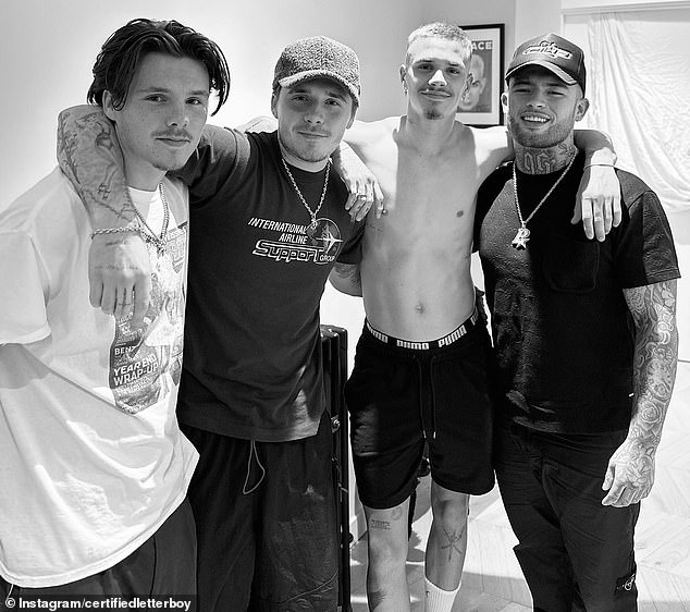 The Beckham brothers have marked the strong bond they share as brothers by getting matching tattoos