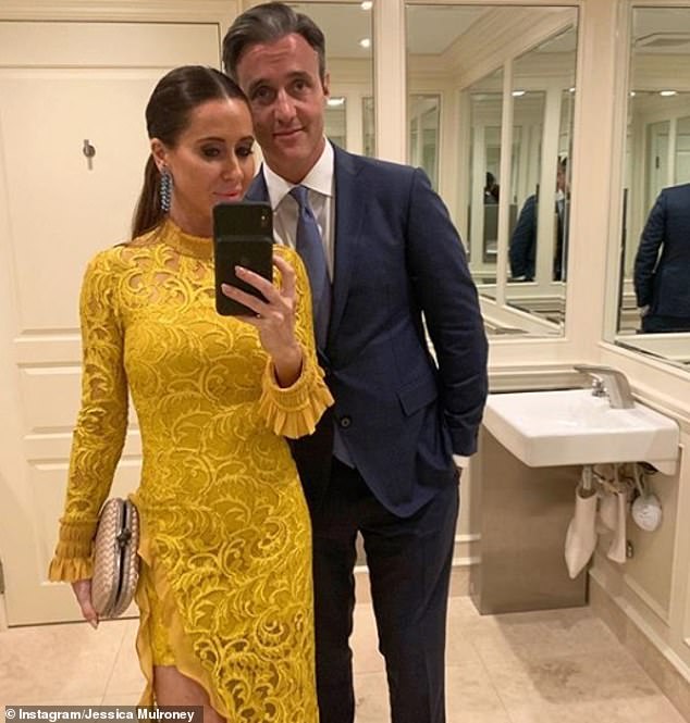 Stylist Jessica, 39, is married to television presenter Ben Mulroney, 42, son of former Canadian Prime Minister Brian Mulroney. The couple celebrated Brian Mulroney's 80th birthday with a party in Palm Beach, Florida, over the weekend. In the photo, in a selfie before the party.