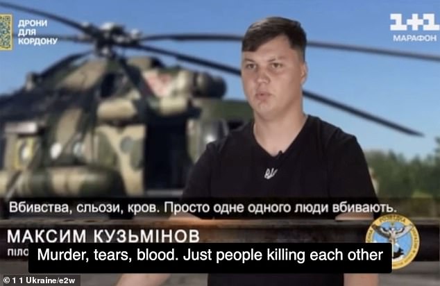 After defecting, Kuzminov became a propaganda trophy for Ukraine.