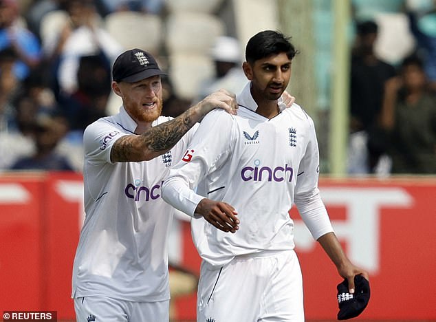 England could bring back Shoaib Bashir (right) for the fourth Test if India produce spin-friendly conditions.