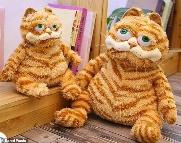 Do you want to save a few cents? Surely no one will notice that these are counterfeit versions of Garfield?