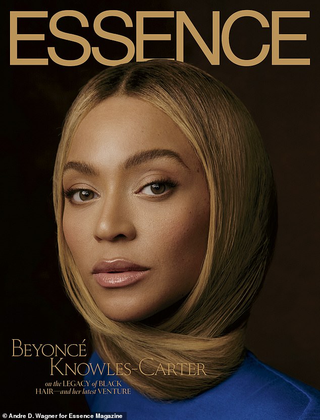 The superstar has also appeared on the cover of Essence magazine this week