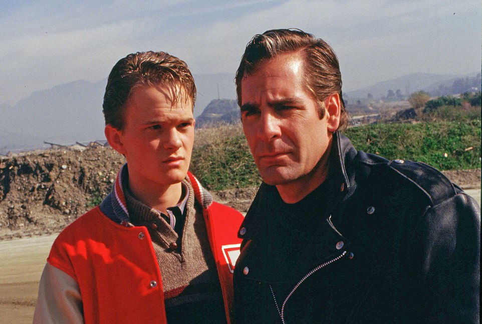 Bakula delves into the life of a 1950s college student who poses as a superhero;  seen with Neil Patrick Harris