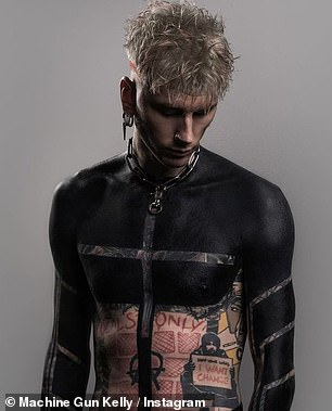 1708469708 927 Machine Gun Kelly debuts shocking new tattoo covering his entire