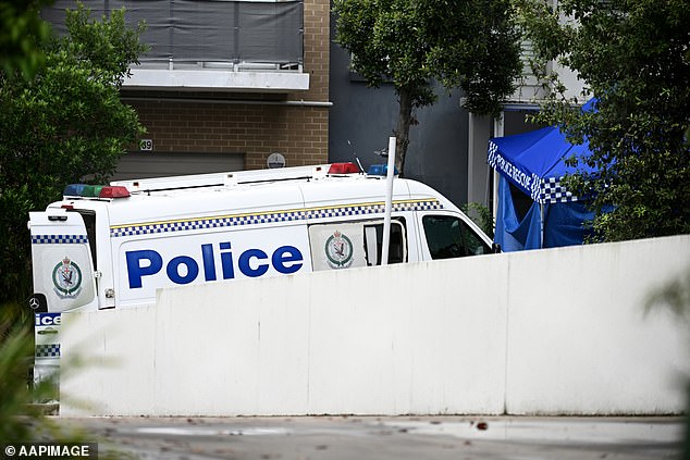 After allegedly killing Min Cho and the child, Yoo is said to have driven her white BMW X5 to her home in Baulkham Hills (pictured), where he is accused of killing her husband, Steven Cho.
