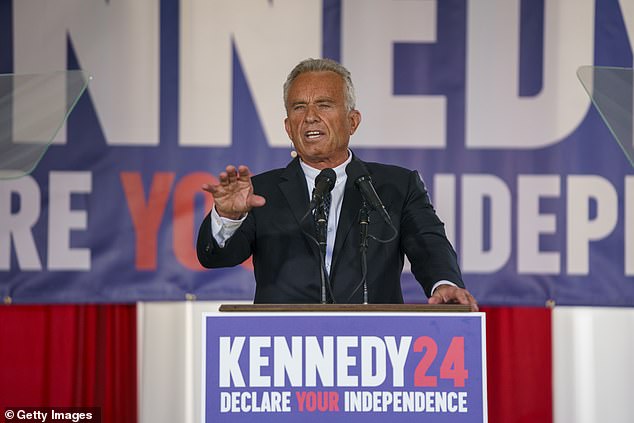 Kennedy launched an independent presidential bid in October after challenging Joe Biden.