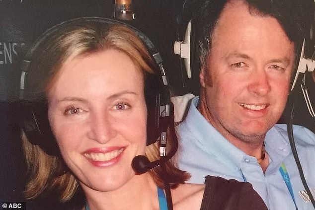 The award-winning broadcaster (pictured with her husband and fellow reporter Glenn Mitchell) became dangerously ill with brain inflammation in 2020.
