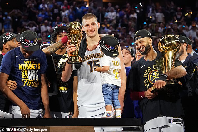 Jokic led the Nuggets to their first NBA title in 2023 by defeating the Miami Heat in the finals