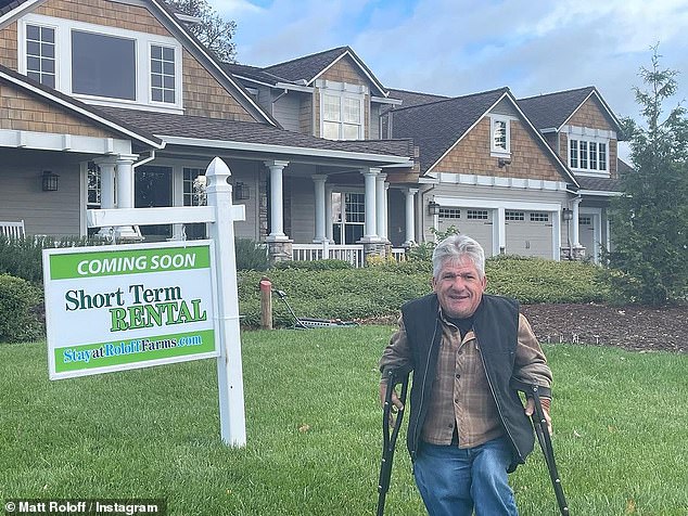 Roloff had initially put what is known as 'the big house' on his estate up for sale in May 2022, although just a few months later in October he converted it to a short-term rental.