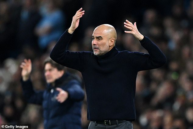 Guardiola expects the Etihad to be at its loudest when City play against Manchester United and Arsenal next month