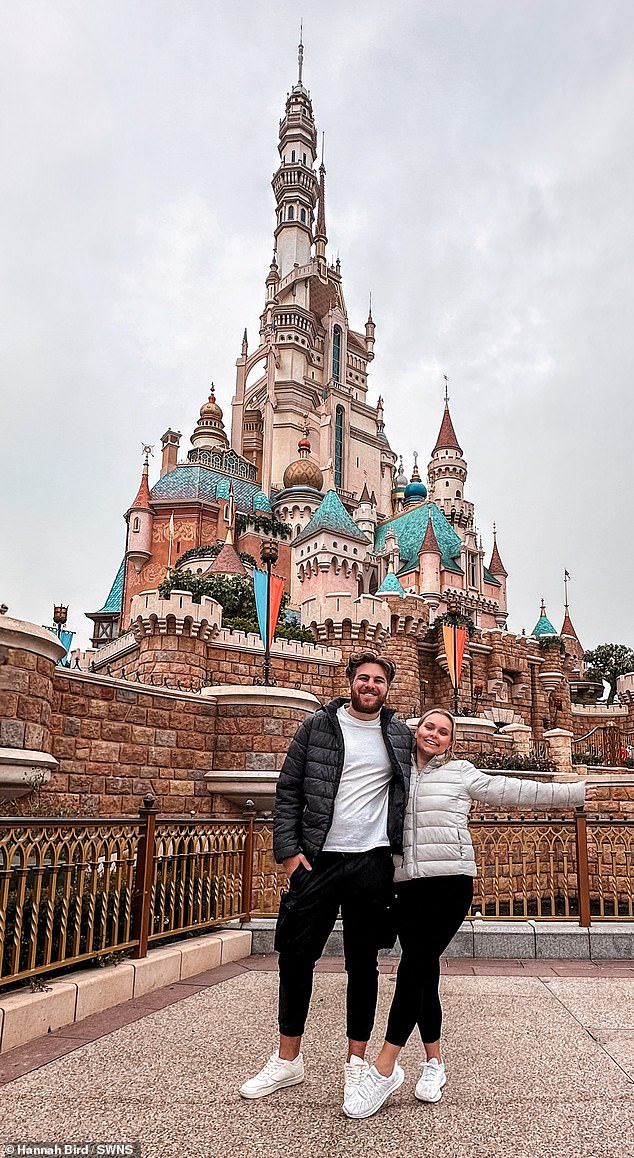 The couple currently feels they couldn't have the same lifestyle if children were involved (pictured at Disney World)