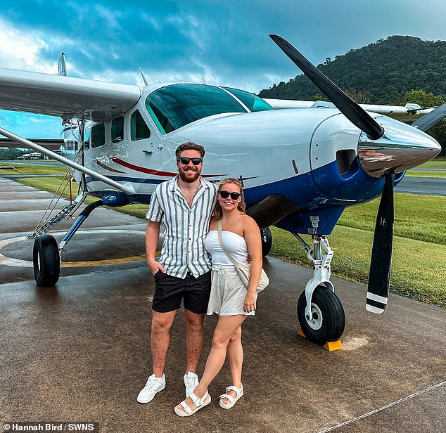 The couple, pictured at Airlies Beach in Queensland, made even more of an effort to fulfill their dreams after Hannah was diagnosed with diffuse large B-cell lymphoma, an aggressive cancer, in April 2022. Now cancer-free, they They feel even more determined to do what they want