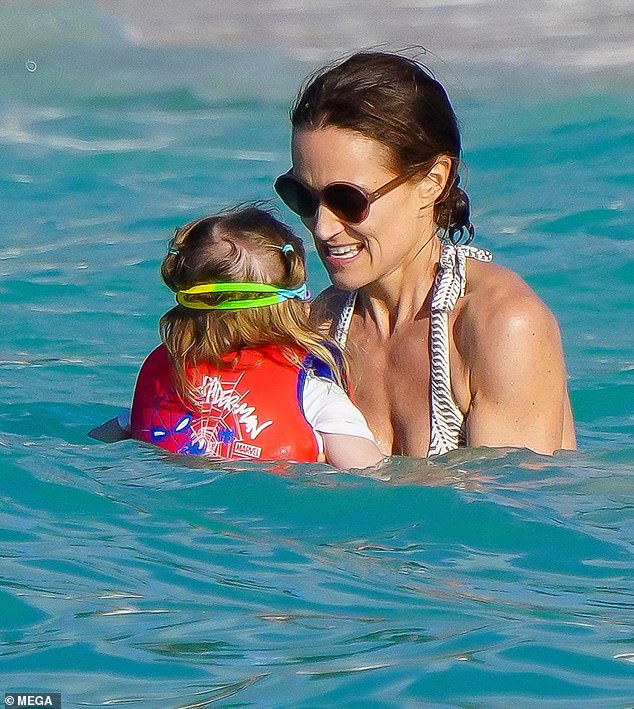 Pippa and James, who tied the knot in May 2017, were seen enjoying some quality time with their three children.