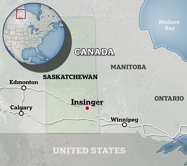 The now ghost town is located just off Saskatchewan Highway 16, Yellowhead in southeastern Saskatchewan.