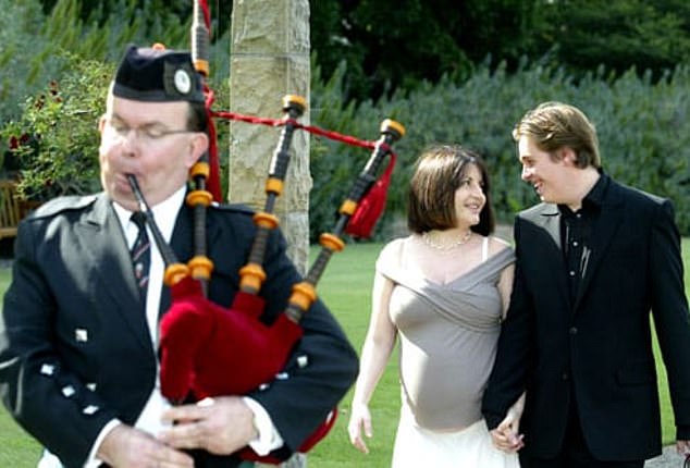 Gambotto-Burke married her ex-husband, Alex Burke, in 2005, when she was 39 and he was 18 (the couple is pictured together on their wedding day. Gambotto-Burke was pregnant with their daughter).