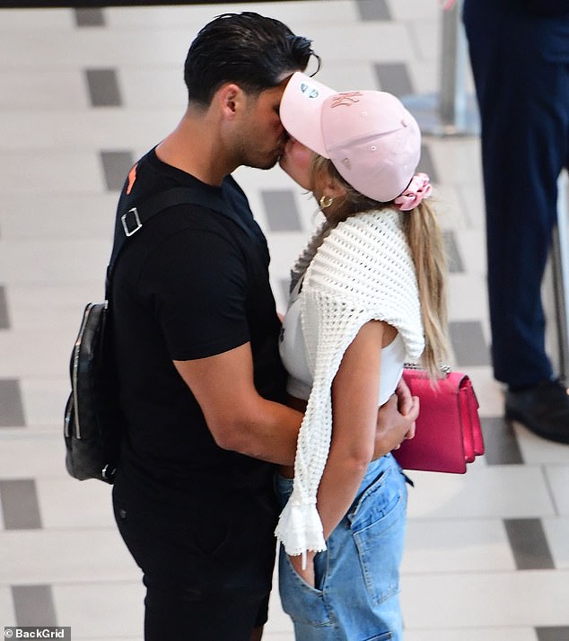 The pair were joined by finalists Georgia Harrison and Anton Danyluk, who were eager to prove their doubters wrong by packing on the PDA.