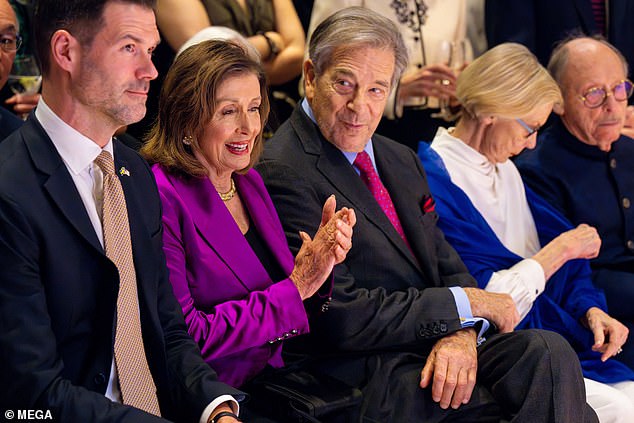 Nancy Pelosi with her husband Paul Pelosi