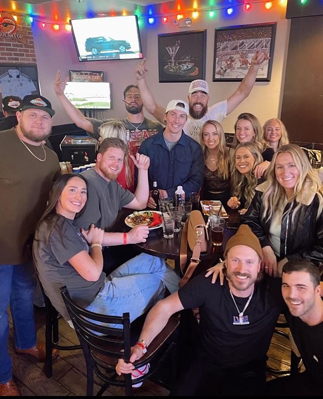 Kelce, Brittany Mahomes and other players went to dinner after Wednesday's mass shooting.