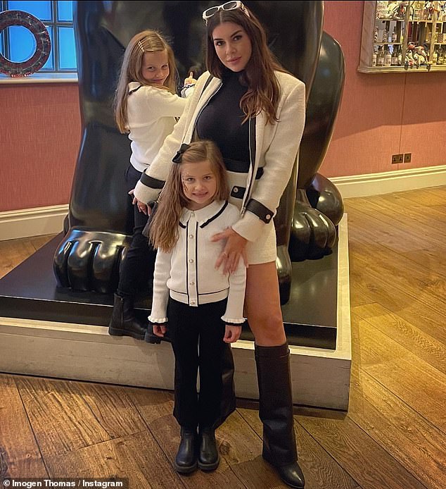 Family: Imogen has two daughters, Ariana, 10, and Siera Aleira, seven.