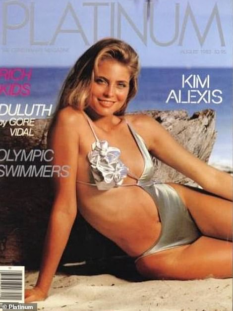 In a swimsuit for the cover of Platinum in 1983