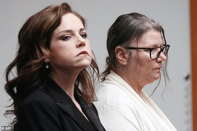 Jennifer Crumbley (right, with her attorney Shannon Smith) appeared stunned as the jury read her guilty verdict, becoming the first mother convicted in the school shooting of her son.