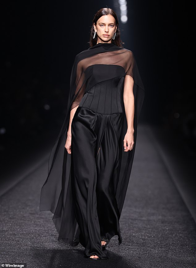 During the show, Irina Shayk looked sensational as she showed off the designer's Fall/Winter 2024-2025 womenswear while walking the runway.