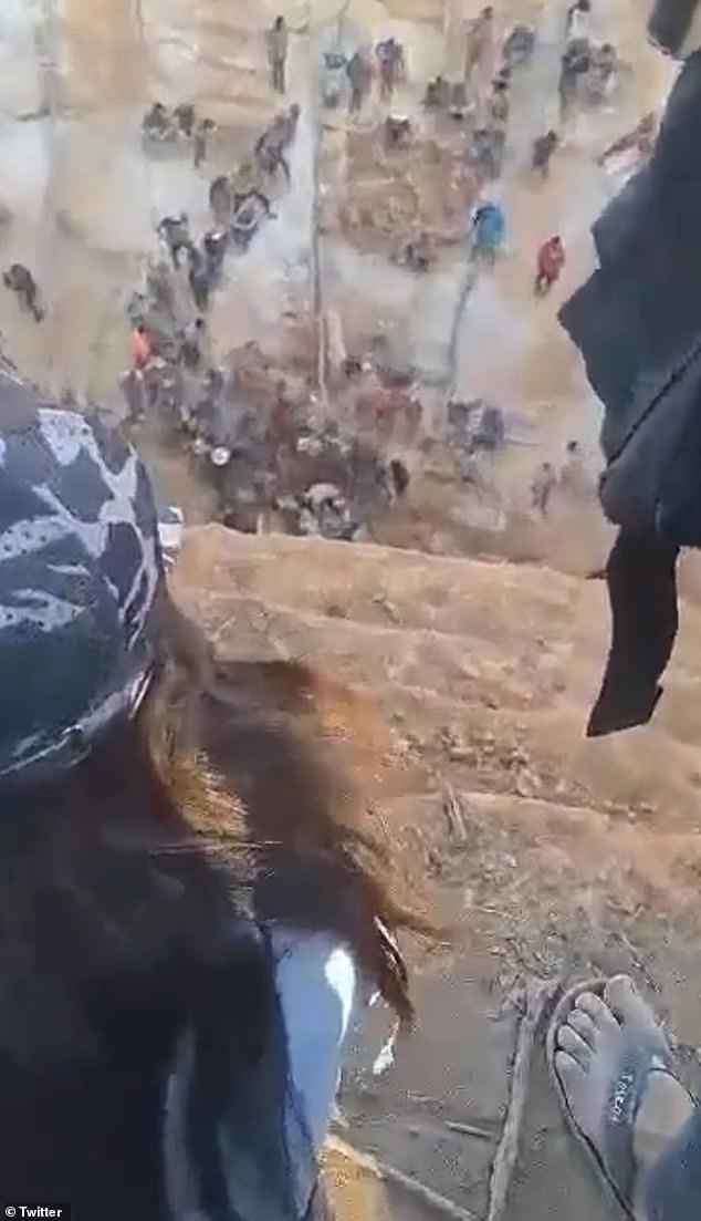 Heartbreaking videos from the scene show workers without proper equipment trying to help get trapped workers out of the mine, which can only be reached by an hour-long boat ride.