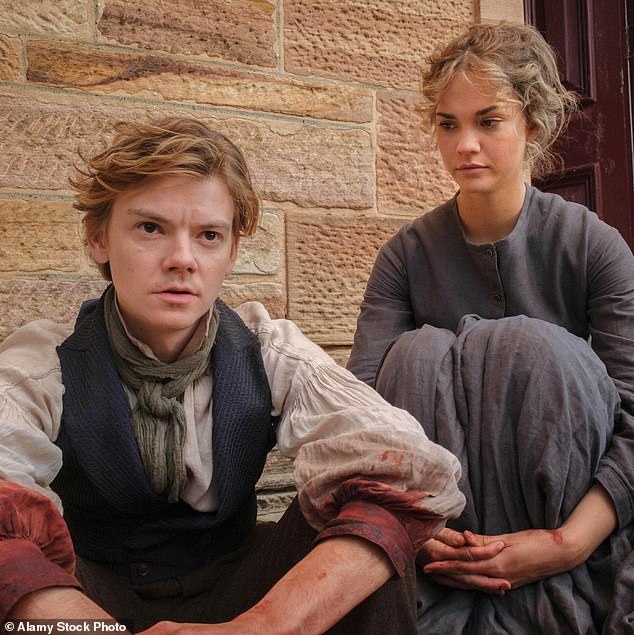 Maia now stars in The Artful Dodger alongside actor Thomas Brodie-Sangster.