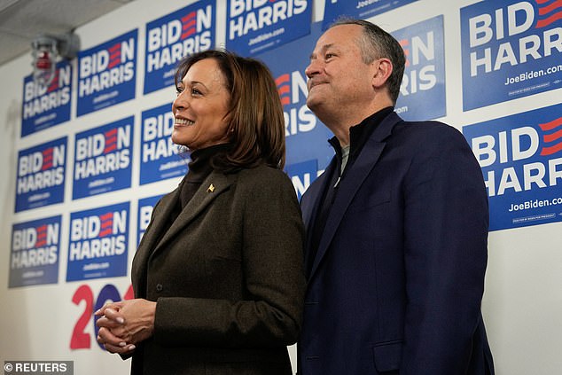 Vice President Kamala Harris and Second Gentleman Doug Emhoff Attend Biden for President Campaign Office Opening