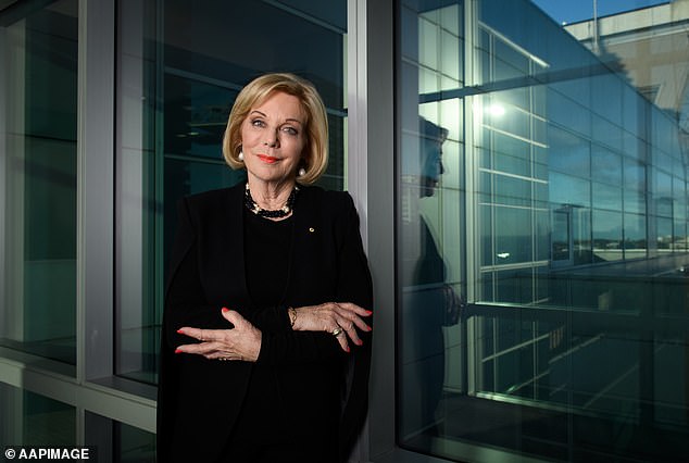 Messages posted in a group that included high-powered Jewish lawyers encouraged ABC chair Ita Buttrose (pictured) to be threatened with legal action unless Lattouf was fired.