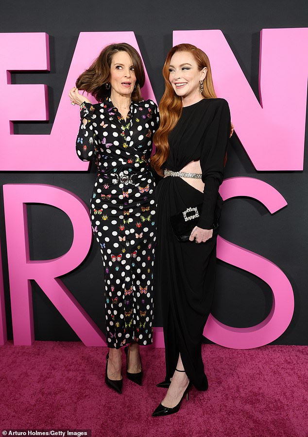 Maybe Lindsay made a phone call to Mean Girls executive producer Tina Fey (left), who wrote and starred alongside her in the original 2004 film.