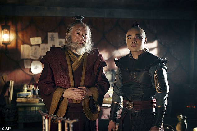 Firebenders Paul Sun-Hyung Lee, left, and Dallas Liu also star in the hit Netflix remake