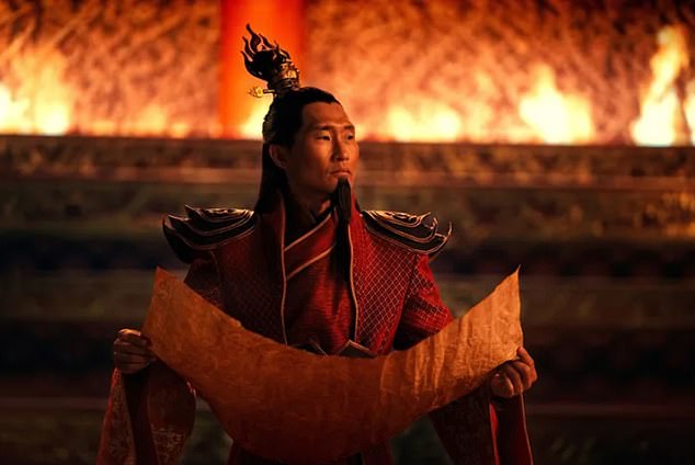 Daniel Dae Kim plays the tyrannical Fire Lord Ozai, leader of the war-mongering Fire Nation.