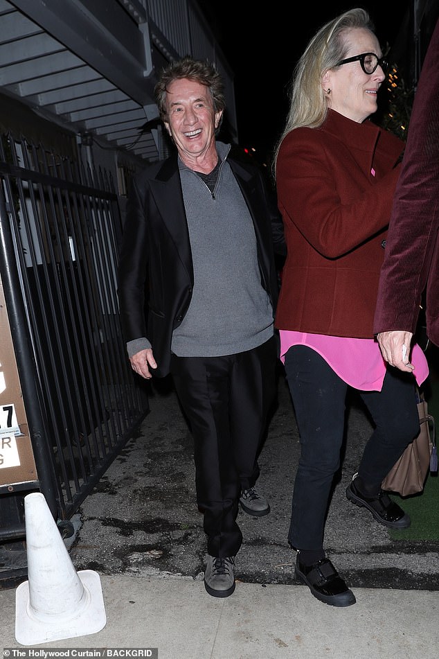 The 74-year-old Oscar-winning actress and the 73-year-old comedian looked very comfortable as they left celebrity favorite Giorgio Baldi in Santa Monica side by side on Wednesday night.