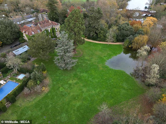 The Grade II listed 17th century property has been ruined by flooding because it is close to the banks of the Thames (pictured before the latest flood).