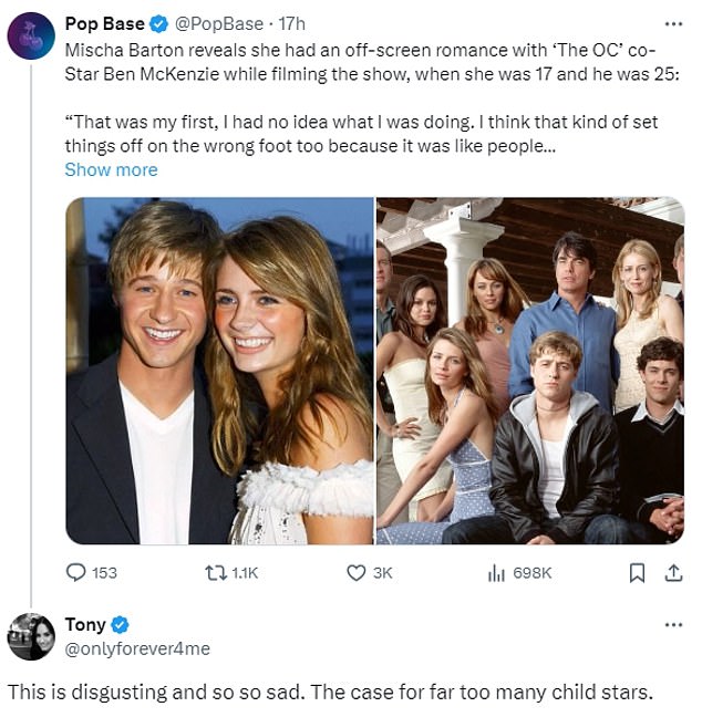 1708615150 178 The OC fans disgusted after discovering Ben McKenzie dated co star Mischa