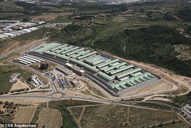 The Brians 2 prison complex, seen from above, also housed the mastermind behind one of the country's biggest schemes, as well as a former Barcelona president.