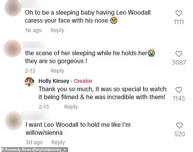 Fans on TikTok even said they wanted Leo to 'hug me like I'm Willow/Sienna.'