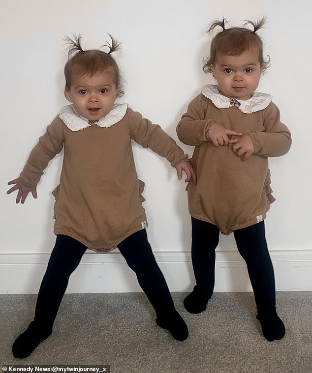 Because they are identical, the crew could film the twins for longer hours as they could be swapped if they started crying.