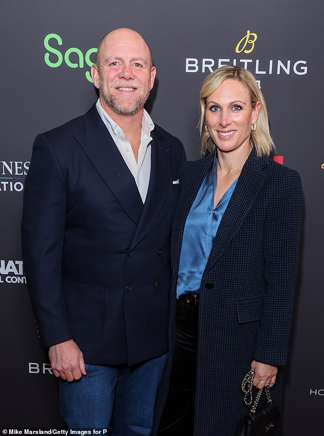 Mike and Zara Tindall attended the world premiere of the Netflix documentary Six Nations: Full Contact