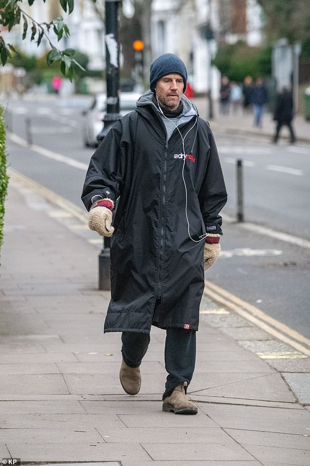 Take That's Jason Orange, who is rarely seen in public, was spotted earlier this month strolling around Hampstead in a dry robe.