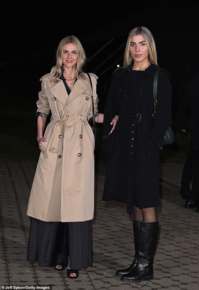 Freya's mother, actress Donna Air (pictured together), is unconcerned about her close bond with wild animals. 'They are more afraid of him', she tells me