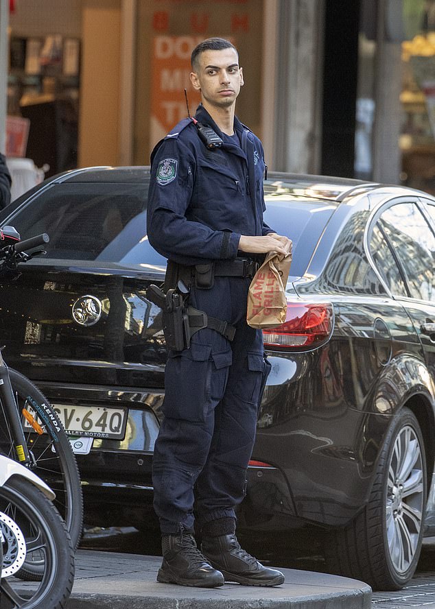 Detectives have searched the home of NSW police officer Beau Lamarre (pictured), Baird's former partner, as part of the investigation into the men's disappearances.